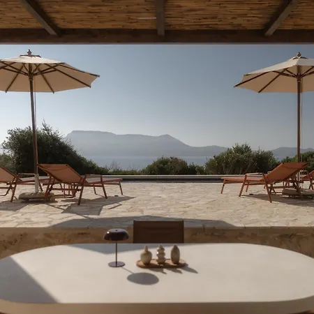 公寓 Pharus Boutique In Meganisi With Private Pool & Sea View *